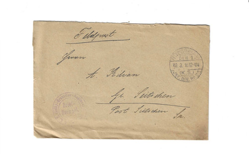 Germany 1916 feldpost - germany,