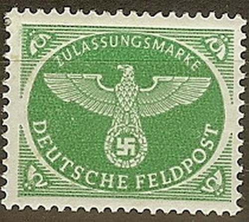 Stamp germany feldpost 4 - germany,