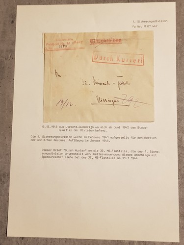 Wwii german feldpost 1943 - wwii,