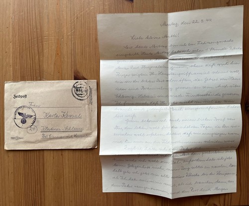 Germany feldpost ww2 cover - germany, 22